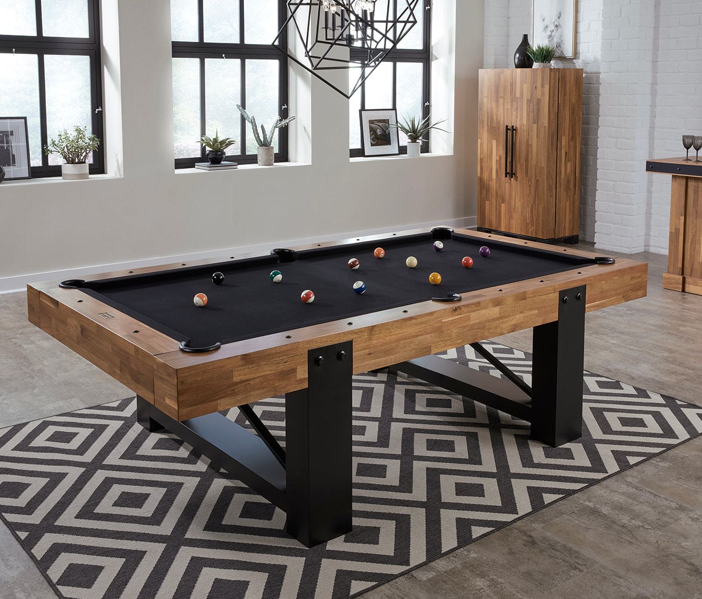 American Heritage® Knoxville 8’ Pool Table, Acacia