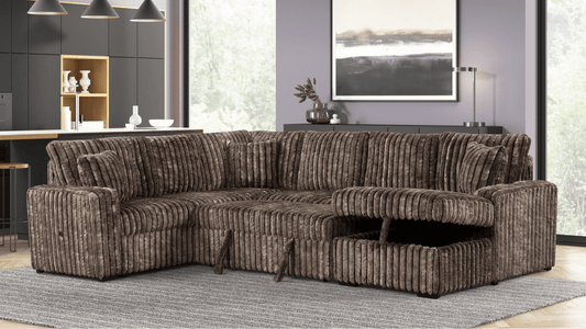 Raha Sectional II Brown