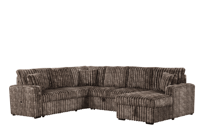 Raha Sectional II Brown