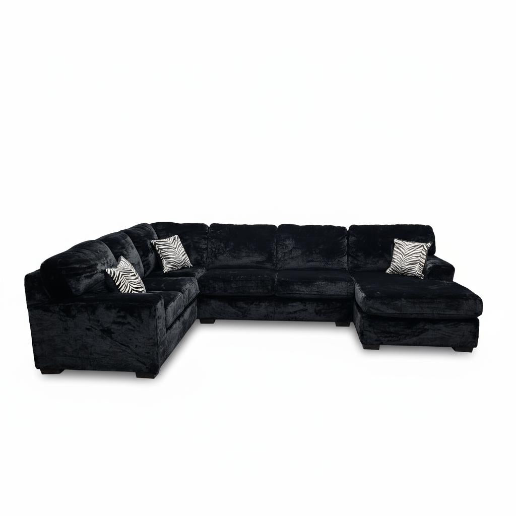 Austin Furby Sectional (Black)
