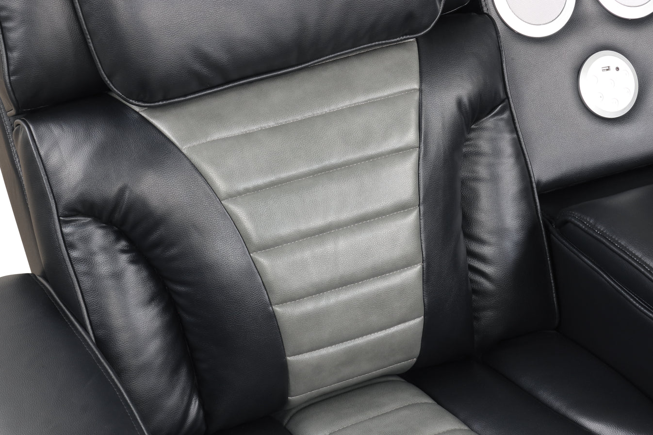 Robin Power Reclining Sectional (Black)