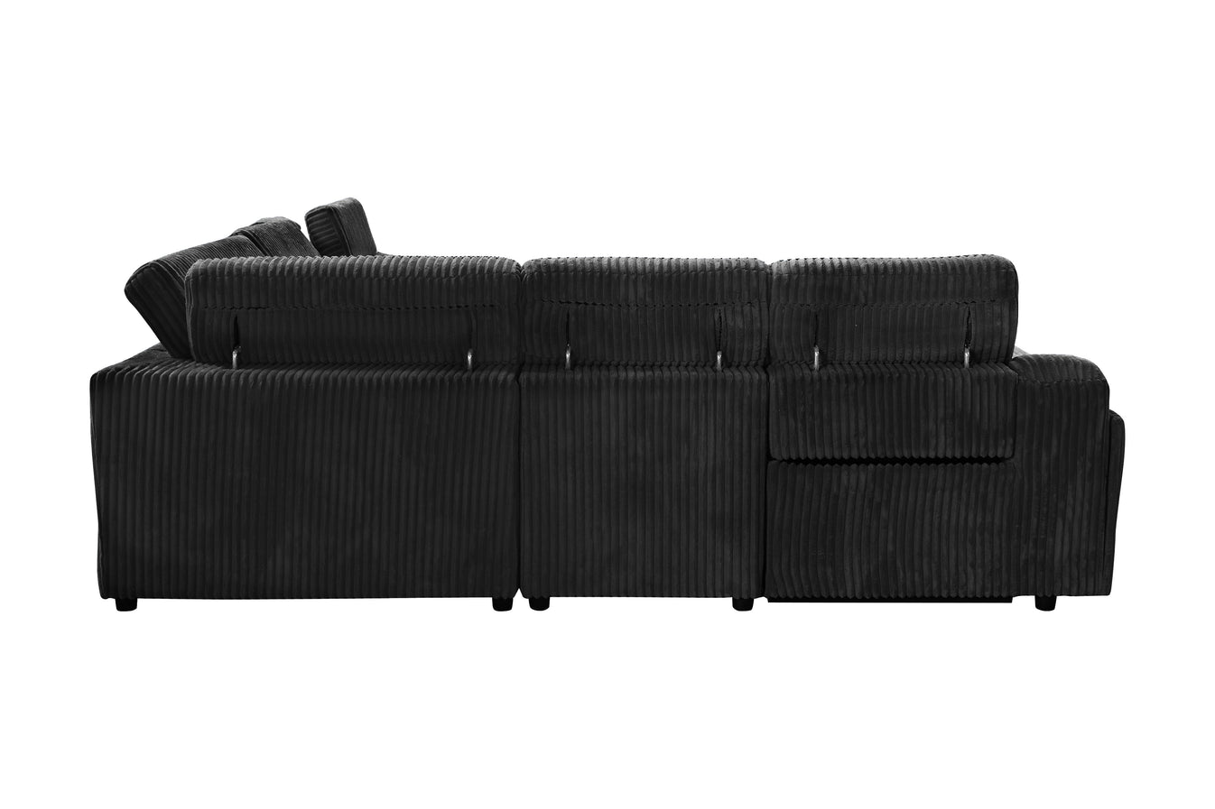 Yash Sectional (Black)