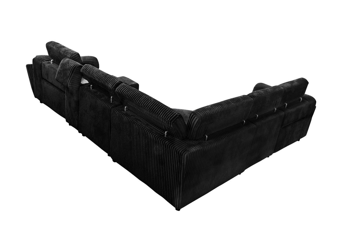 Yash Sectional (Black)