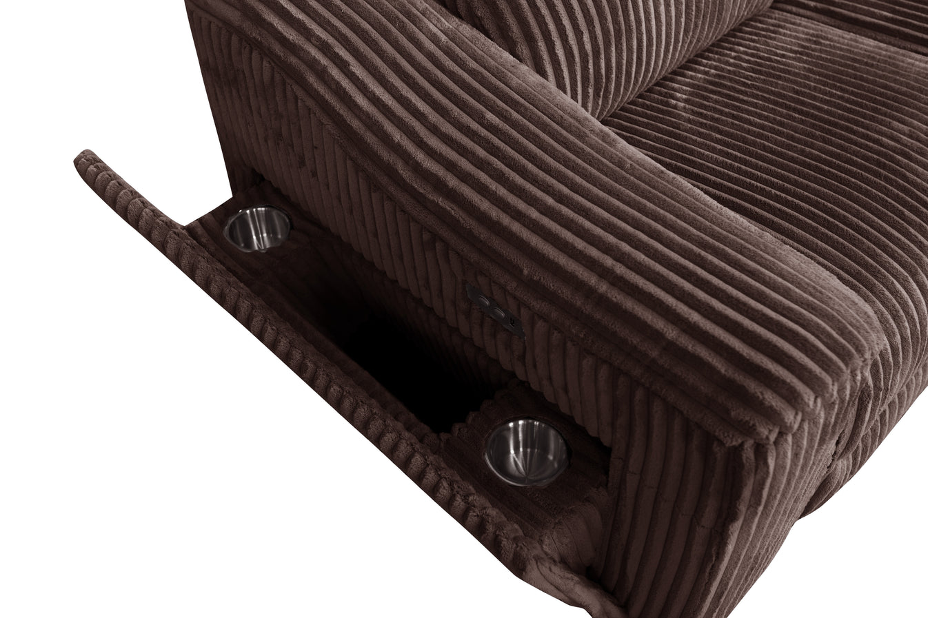 Yash Sectional Brown