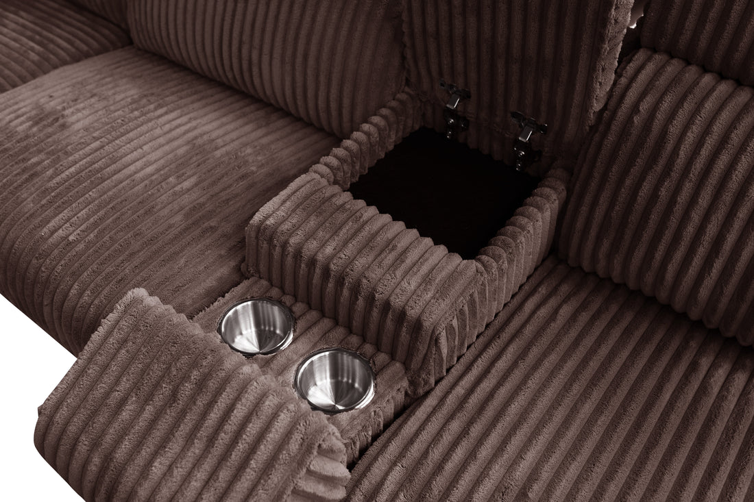 Yash Sectional Brown
