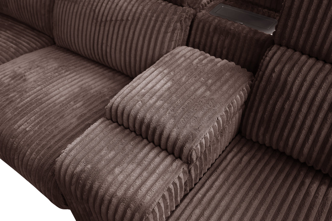 Yash Sectional Brown