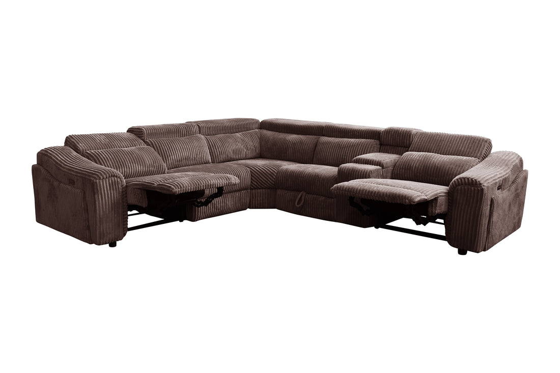 Yash Sectional Brown