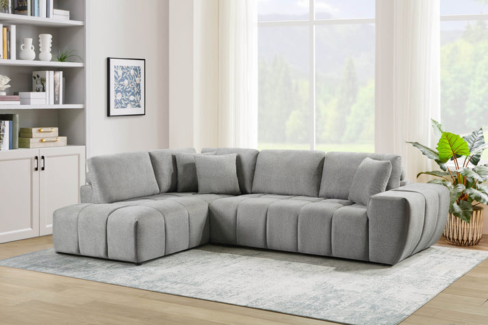 Uptown Sectional Light Grey