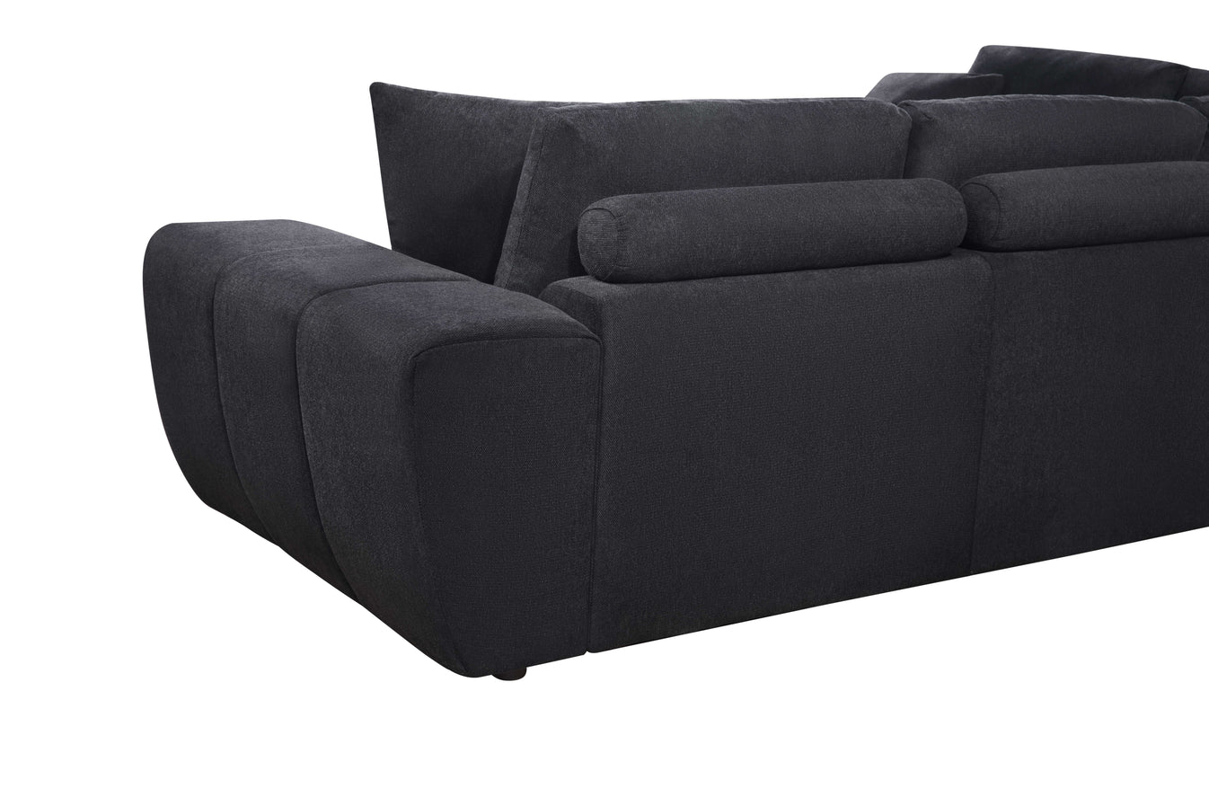 Uptown Sectional Black