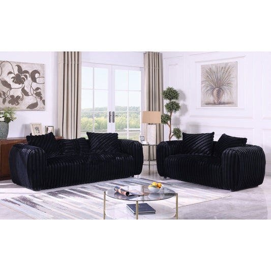 Eli Living room Set Black