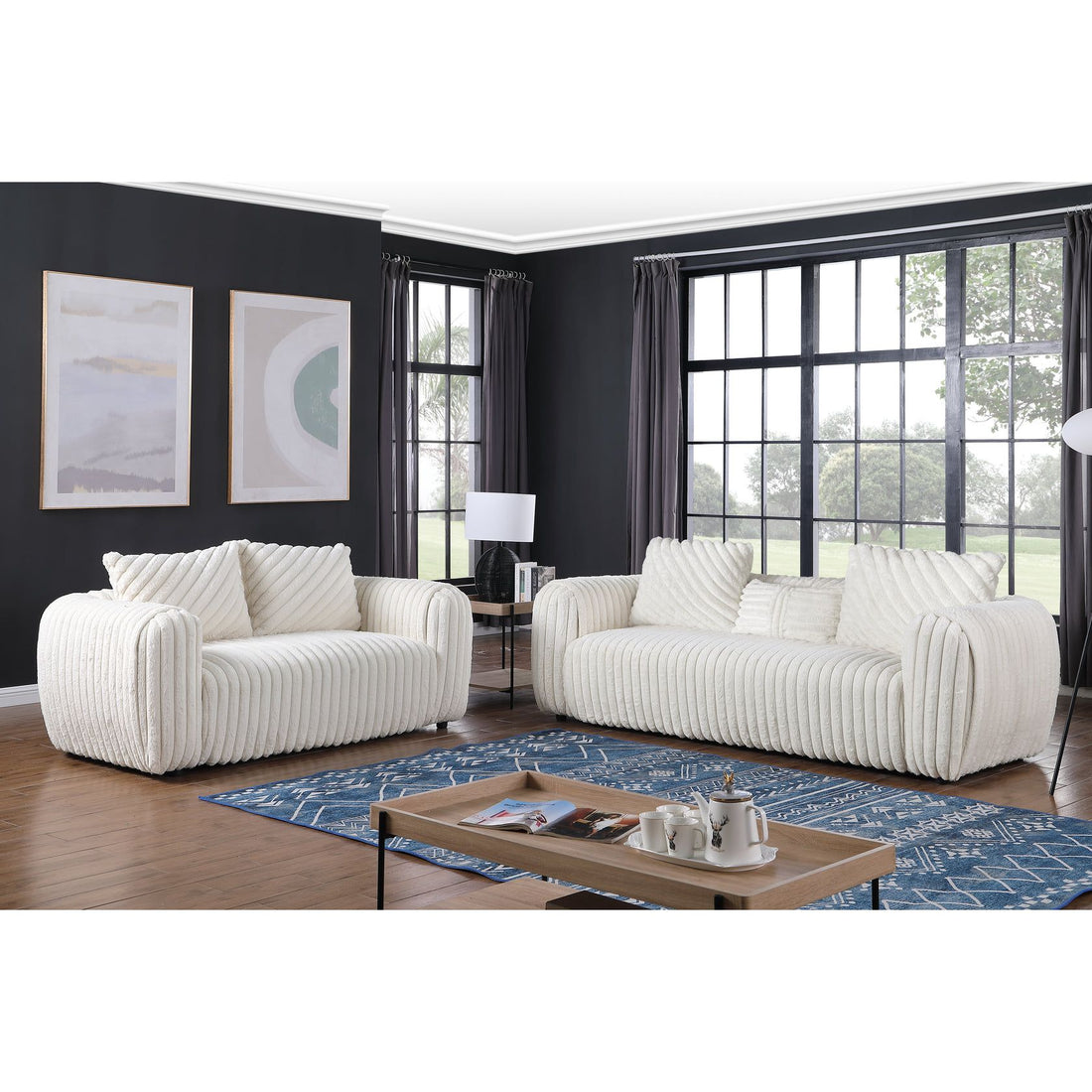 Eli Living room Set White