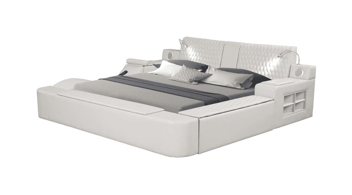 ZOYA LOW PROFILE BED IN ICE