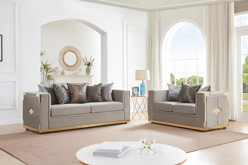 JULIET (TAUPE) SOFA SET