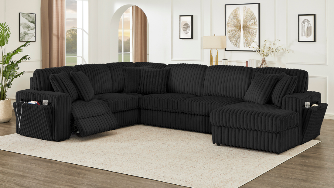 Rana Sectional (Black)