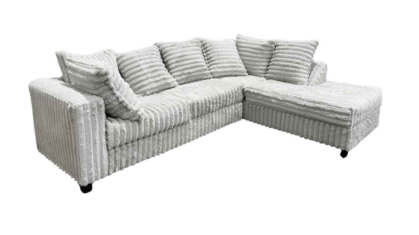 Gia Sectional Silver