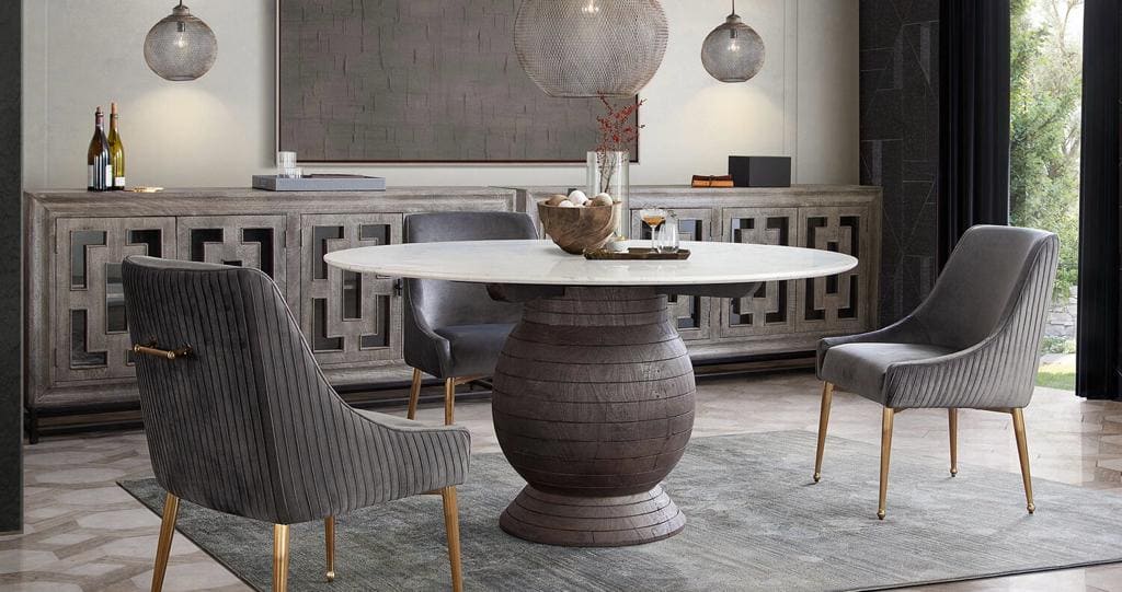 ASHQ MARBLE DINING TABLE