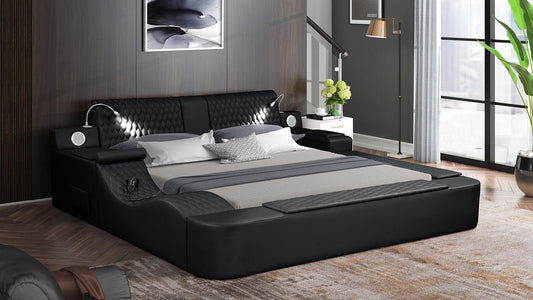 ZOYA LOW PROFILE BED IN BLACK