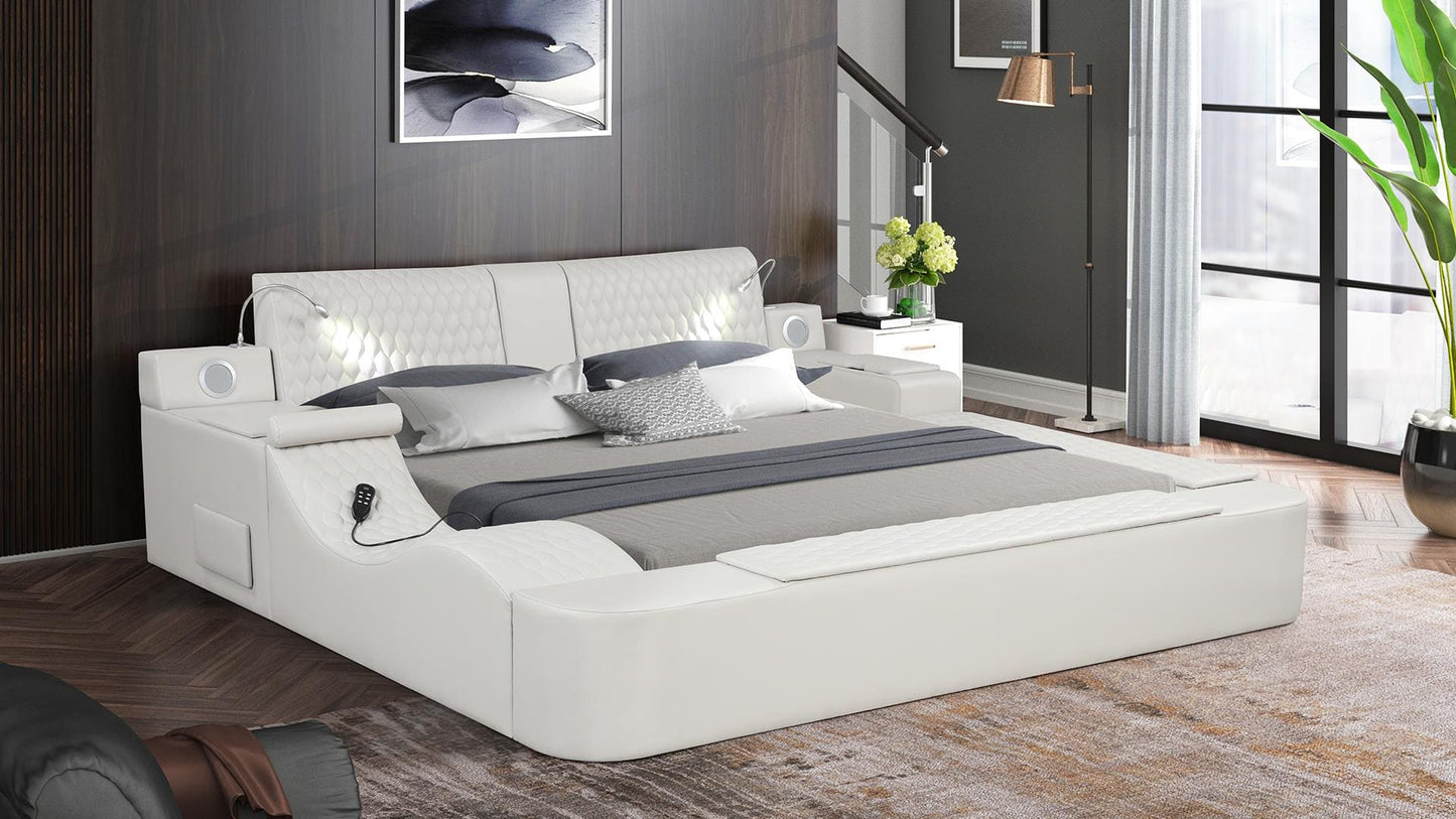 ZOYA LOW PROFILE BED IN ICE