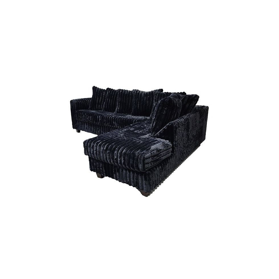 Gia Sectional Black