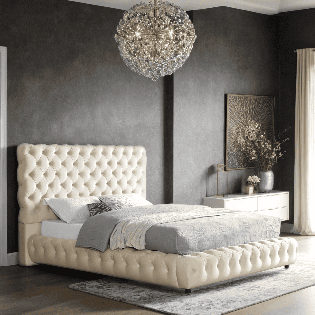 Dream Beige Platform Bed
