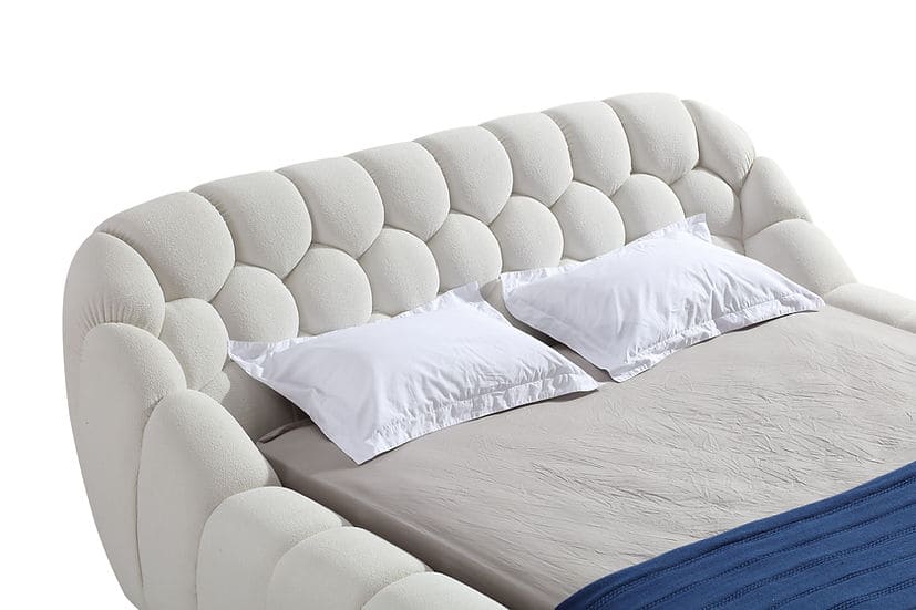Bubbles bed Platform White Teddy