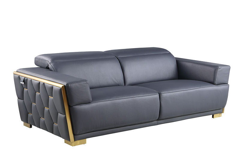 Hexor Living room set (Navy & Gold)