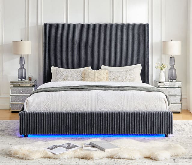 Belinda Bed (Grey)