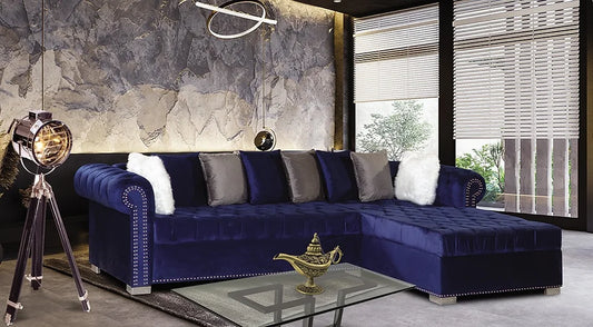 Milan Blue Sectional