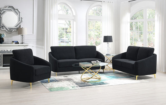 Lila Living room set (Black)