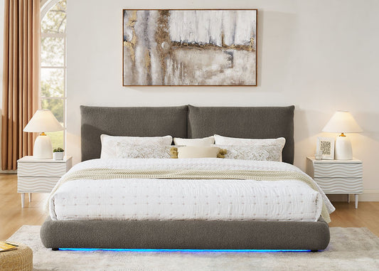 Zima Platform Bed Brown