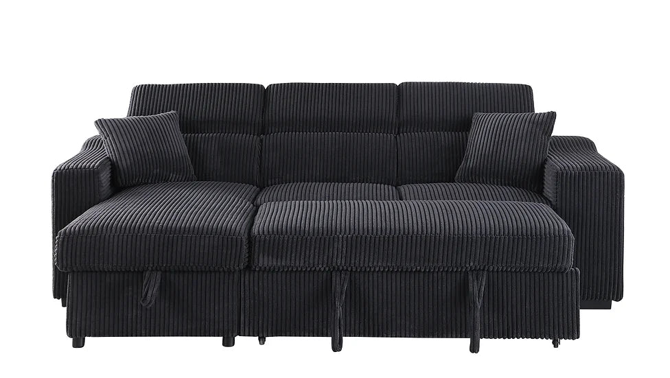 Bonaterra Reversible Sectional Black