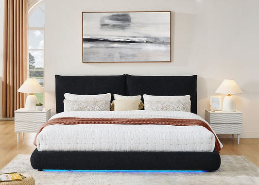 Zima Platform Bed Black