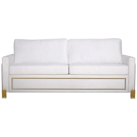 Glamor Living room set White & Gold