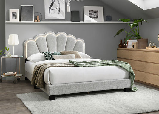 Gul Platform Bed Grey