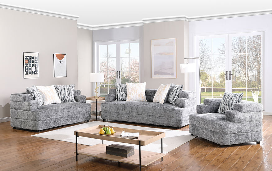 Stepso Living room set (Charcoal)