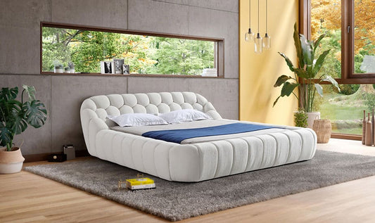 Bubbles bed Platform White Teddy