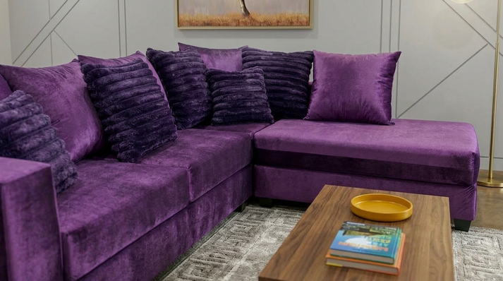 Kora Sectional Purple