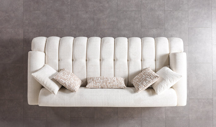 Yulia Ivory Boucle Sofa & Loveseat