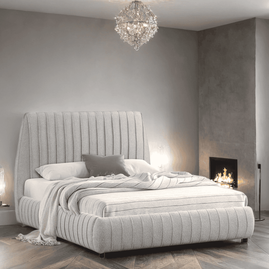 Oasis Platform Bed Gray