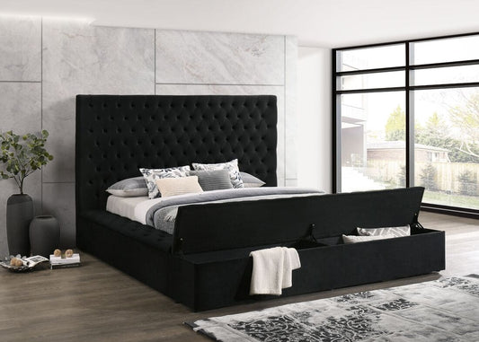 Paris Black Platform Bed