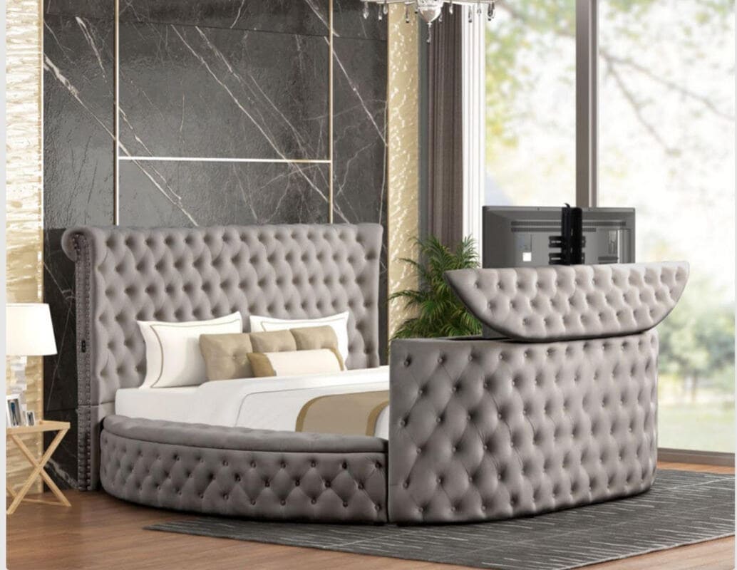 Patron Gray Platform Bed