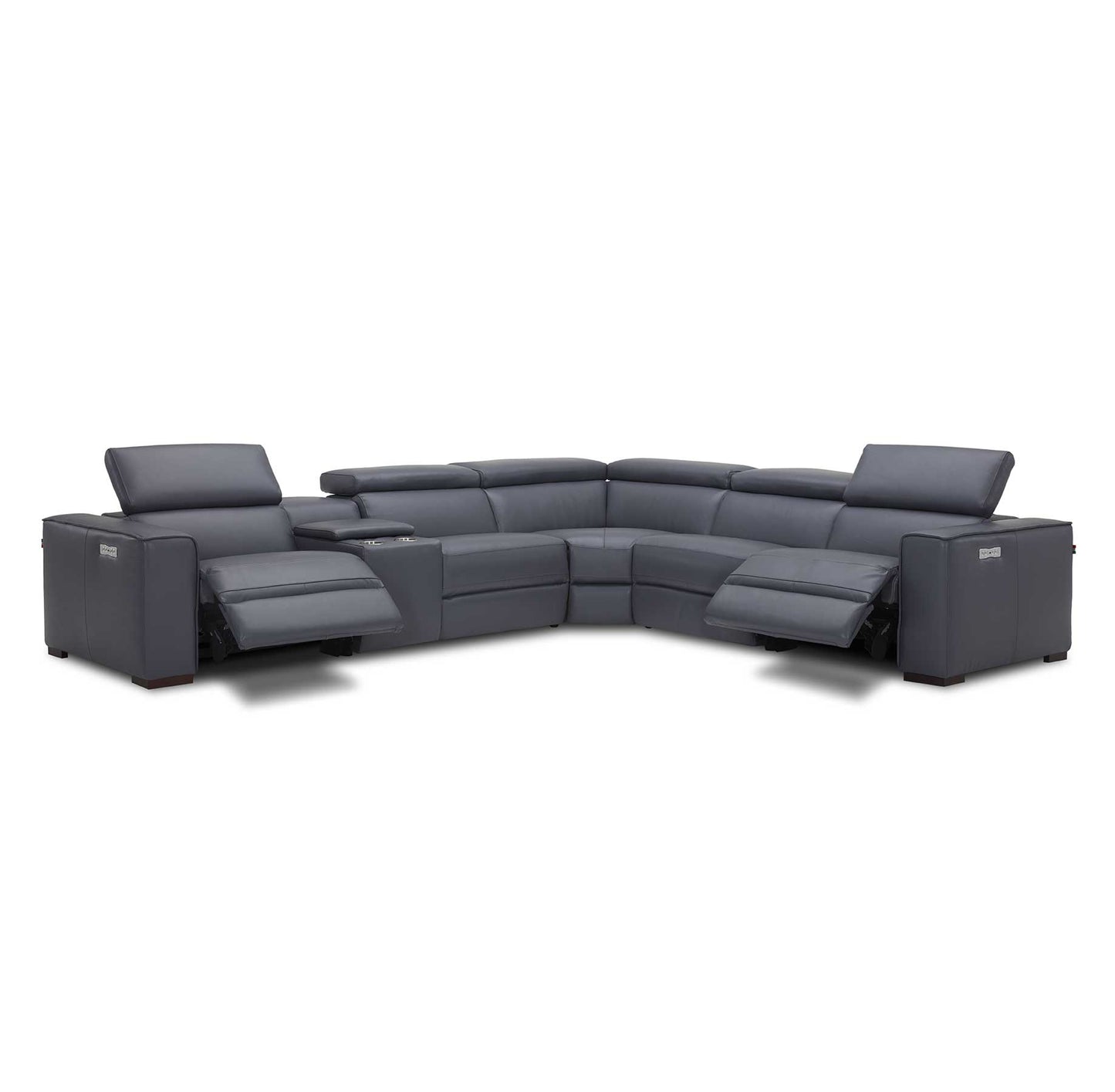 Picasso 6Pc Motion Sectional In Blue Grey