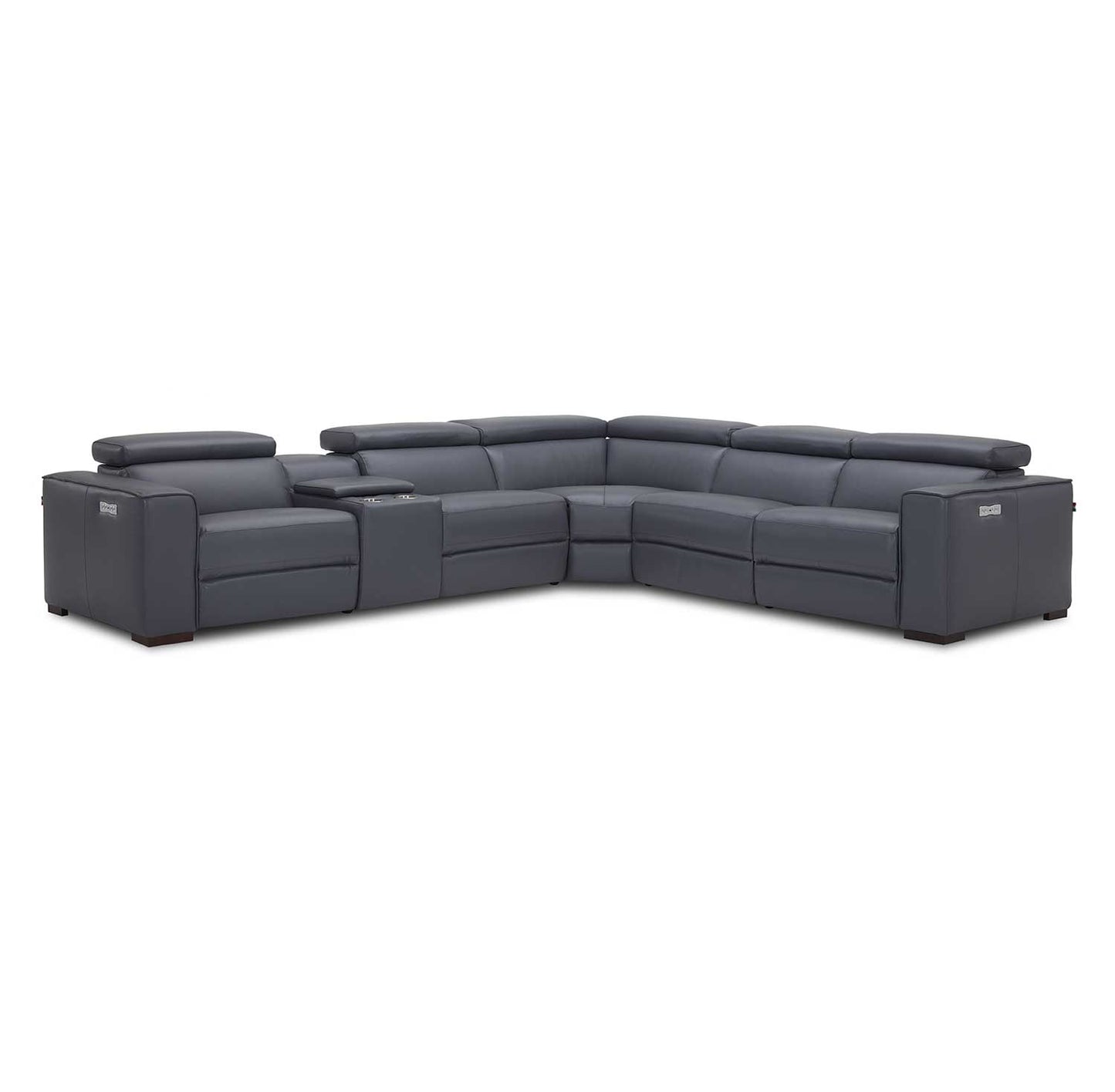 Picasso 6Pc Motion Sectional In Blue Grey