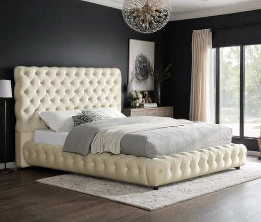 Dream Beige Platform Bed