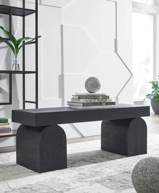 Accent Bench Black