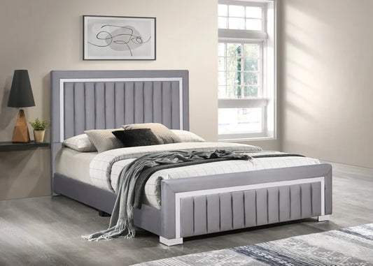 HH820 Gray Bed