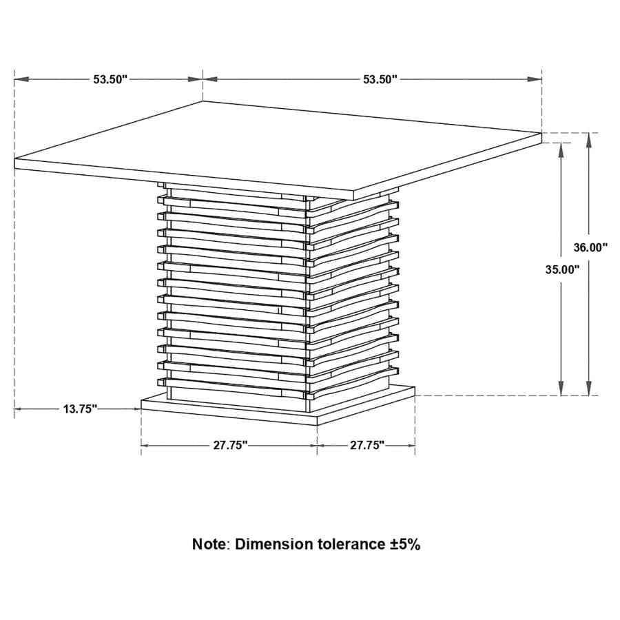 Stanton Square Counter Table Black