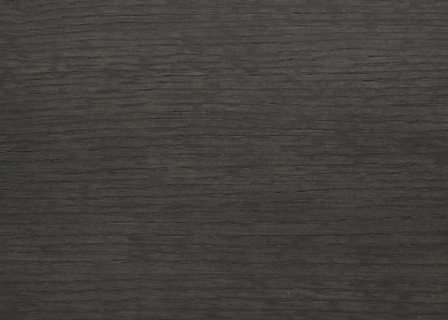 Dalila Rectangular Plank Top Dining Table Dark Grey