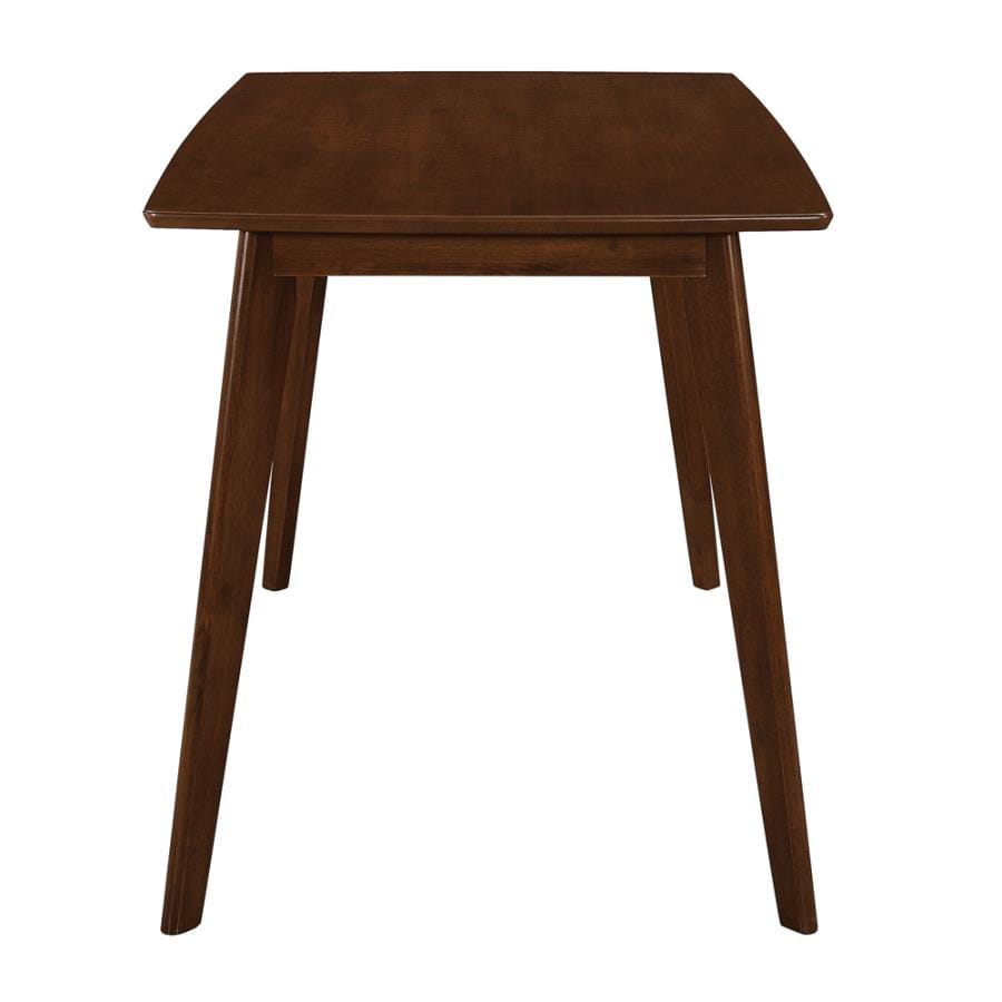 Kersey Dining Table with Angled Legs Chestnut