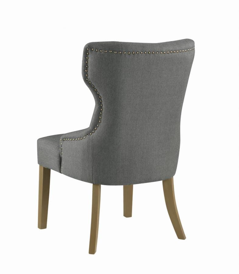 Baney Tufted Upholstered Dining Chair Grey